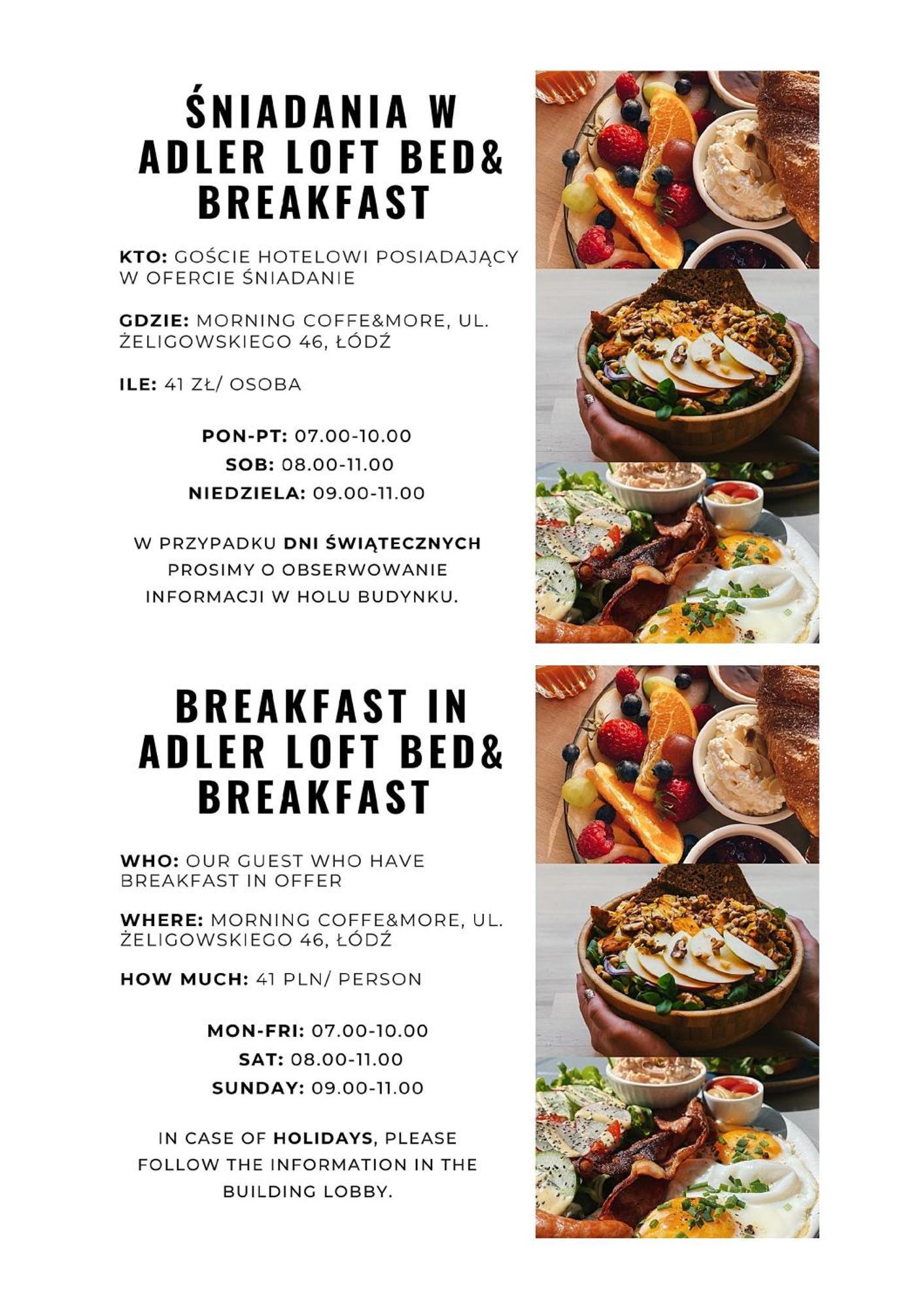 New Adler Bed & Breakfast Łódź Buitenkant foto